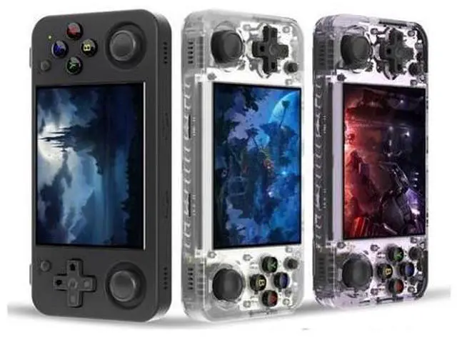 Main image of ANBERNIC RG35XX H Handheld Game Console 3.5 Inch IPS Screen Linux System 64GB+128GB (Black)