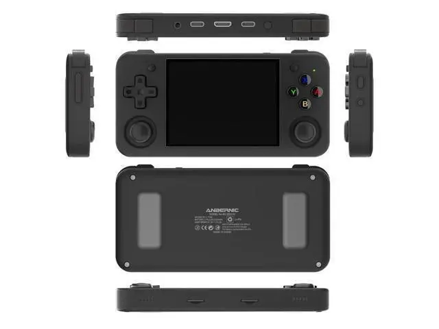 Alt view image 2 of 6 - ANBERNIC RG35XX H Handheld Game Console 3.5 Inch IPS Screen Linux System 64GB+128GB (Black)