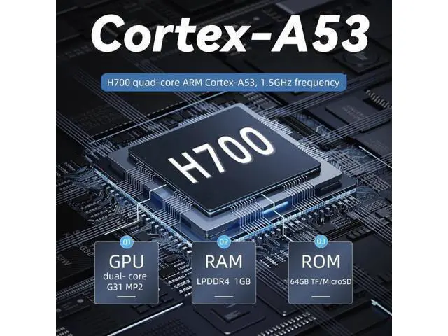 Alt view image 5 of 6 - ANBERNIC RG35XX H Handheld Game Console 3.5 Inch IPS Screen Linux System 64GB+128GB (Black)