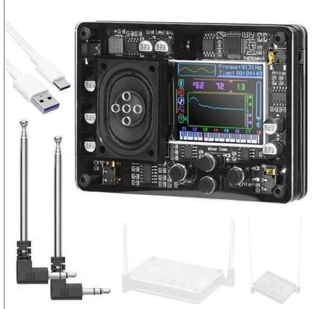 Main image of Mini Theremin music electronic creative instrument retro multi-sound creative toy OLED screen