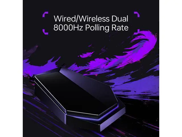 Alt view image 7 of 7 - Vszerda Blazing Sky Duckbill Ultra Wireless Gaming Mouse, 46g Ultralight, PAW3950 Sensor, 8000Hz Polling Rate (Ultra, Metallic Purple)