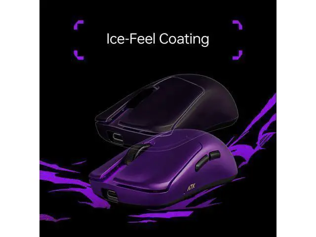 Alt view image 5 of 7 - Vszerda Blazing Sky Duckbill Ultra Wireless Gaming Mouse, 46g Ultralight, PAW3950 Sensor, 8000Hz Polling Rate (Ultra, Metallic Purple)