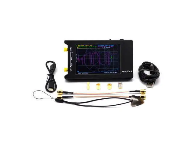 Alt view image 4 of 6 - 4-inch NanoVNA-H4 Vector Network Analyzer - Antenna Analyzer - Shortwave MF HF VHF UHF The complete set of NanoVNA-H4 vector network analyzer