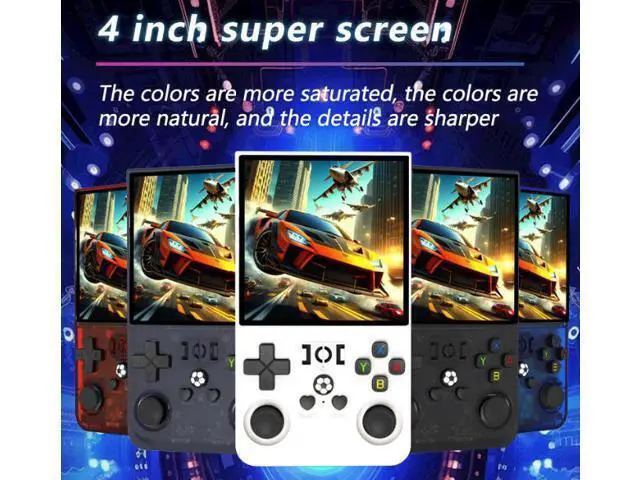 Alt view image 4 of 6 - New R36MAX open-source handheld console with a 4-inch large screen, GBA game machine, R36PRO dual-stick arcade game, PSP games