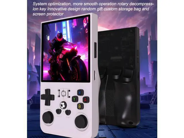 Alt view image 5 of 6 - New R36MAX open-source handheld console with a 4-inch large screen, GBA game machine, R36PRO dual-stick arcade game, PSP games