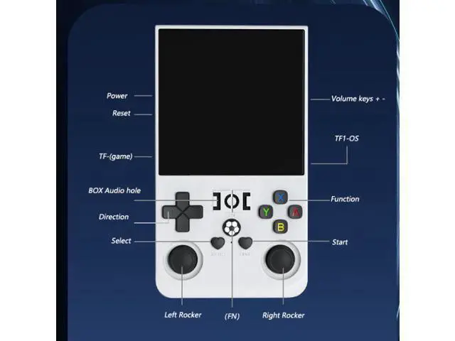 Alt view image 6 of 6 - New R36MAX open-source handheld console with a 4-inch large screen, GBA game machine, R36PRO dual-stick arcade game, PSP games