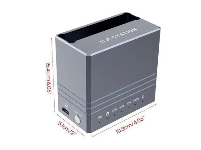 Alt view image 5 of 5 - 2.5in U2 Hard Drive Base SSD Box PowerFree and Fast Charging SSD Reader 2.5inches U2 Station