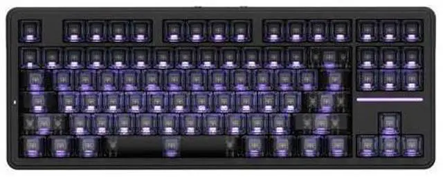 Main image of Vszerda A87 Pro Wireless Mechanical Keyboard, 87-Key TKL, Gasket Mount, Hot-Swap, Tri-Mode RGB (Starry Night)