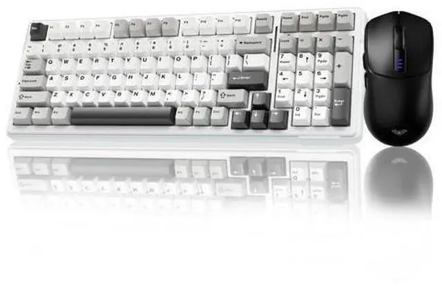 Main image of Vszerda Wireless Keyboard and Mouse Combo, F99 Mechanical Keyboards Hot Swappable Custom Keyboard+SC580 Wireless Gaming Mouse Black
