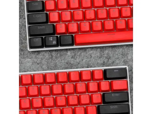 Alt view image 4 of 6 - Keycaps, 61 Keypad PBT Keycap for GH60 / RK61 / ALT61 / Annie/Keyboard Poker Keys, Keycaps Backlight Two-Color Mechanical(Only Sell keycaps) (A1)
