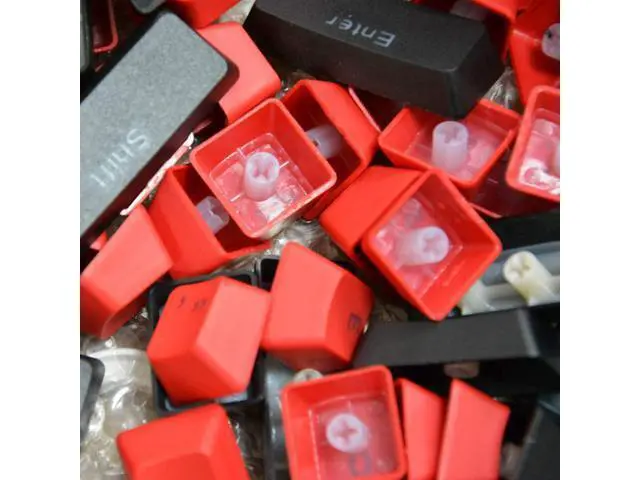 Alt view image 3 of 6 - Keycaps, 61 Keypad PBT Keycap for GH60 / RK61 / ALT61 / Annie/Keyboard Poker Keys, Keycaps Backlight Two-Color Mechanical(Only Sell keycaps) (A1)
