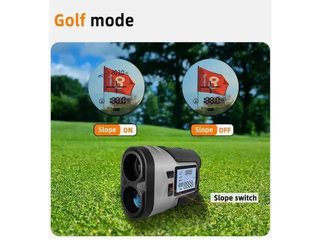 Alt view image 6 of 7 - wusu Golf telescope laser rangefinder with screen speed measurement and angle measurement function, lock flag, vibration, range 1200 meters