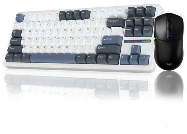 Main image of Vszerda Wireless Keyboard and Mouse Combo, F87 Mechanical Keyboard+SC580 Wireless Gaming Mouse Black
