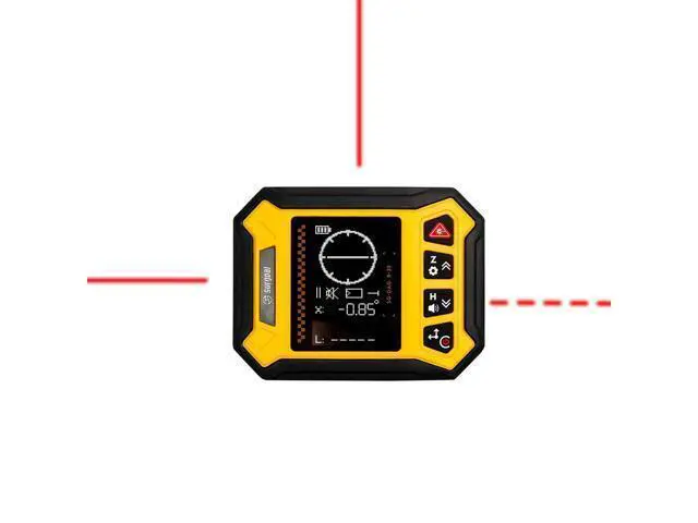 Alt view image 2 of 5 - 3-in-1 multi-functional device with magnets, vertical digital level gauge, laser level, laser distance meter (30m)