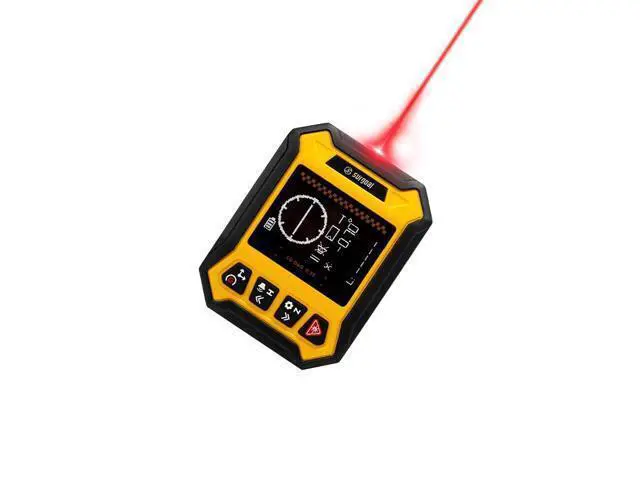 Alt view image 3 of 5 - 3-in-1 multi-functional device with magnets, vertical digital level gauge, laser level, laser distance meter (30m)