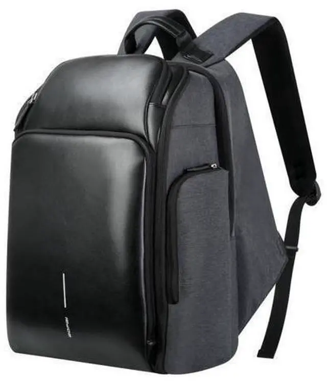 Main image of Bopai 851-010128 Business Anti-theft Waterproof Large Capacity Double Shoulder Bag,with USB Charging Port, Size: 34x19x43cm (Black)