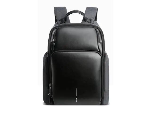 Alt view image 2 of 7 - Bopai 851-010128 Business Anti-theft Waterproof Large Capacity Double Shoulder Bag,with USB Charging Port, Size: 34x19x43cm (Black)