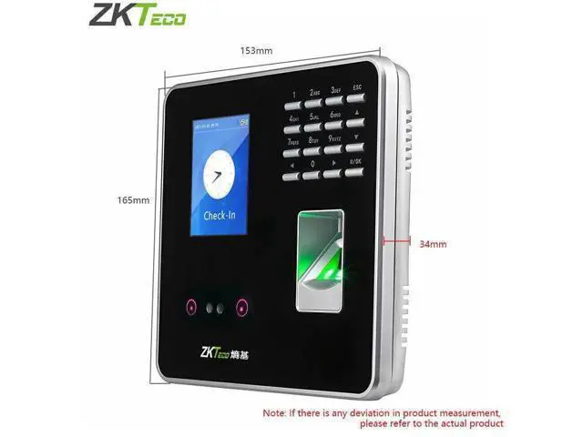 Alt view image 4 of 7 - ZKTeco FA200 TCP/IP Face & Fingerprint Reader Time Attendance And Access Control