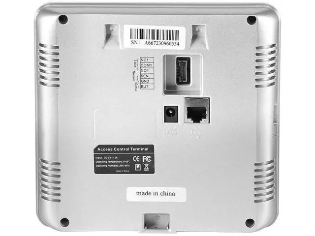 Alt view image 6 of 7 - ZKTeco FA200 TCP/IP Face & Fingerprint Reader Time Attendance And Access Control