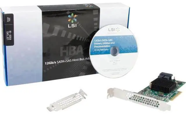 Alt view image 3 of 5 - wusu 9300-8i PCI-Express 3.0 SATA / SAS 8-Port SAS3 12Gb/s HBA - Single--Avago Technologies