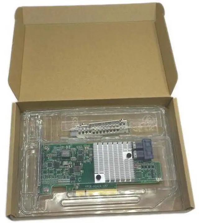 Alt view image 2 of 2 - wusu LSI 9300-8i Controller HBA Card, LSI 3008 SATA SAS Host Bus Adapter. 2 * SFF-8643 Internal 12Gbps, PCI-e 3.0 x8. IT Mode Firmware. Non RAID.