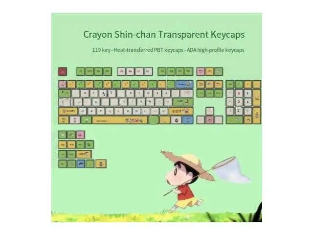 Alt view image 6 of 7 - High-temperature PBT five-sided thermal vaporization keycap 10