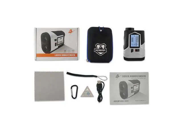 Alt view image 5 of 7 - Laser Golf telescope distance measuring instrument 650m with charging, screen lock, flag vibration, slope repair and switch