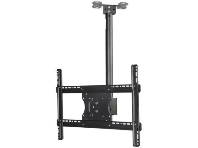 Alt view image 2 of 7 - 32-65 inch Universal Height & Angle Adjustable Single Screen TV Wall-mounted Ceiling Dual-use Bracket, Retractable Range: 0.5-2m
