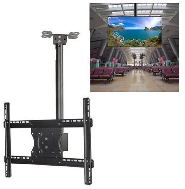Main image of 32-65 inch Universal Height & Angle Adjustable LCD TV Wall-mounted Ceiling Dual-use Bracket, Retractable Length: 2m