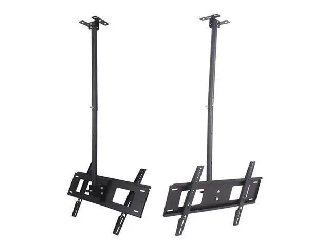 Alt view image 3 of 5 - 32-65 inch Universal Height & Angle Adjustable LCD TV Wall-mounted Ceiling Dual-use Bracket, Retractable Length: 2m