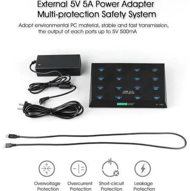 Alt view image 3 of 5 - best desktop 16 ports USB 3.0 duplicator hub USB flash driver copier with free copy software