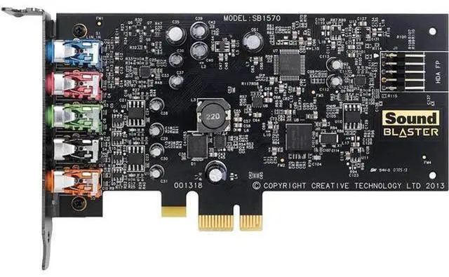 Main image of Sound Blaster Audigy FX PCIe 5.1 Sound Card with High Performance Headphone Amp - NEW