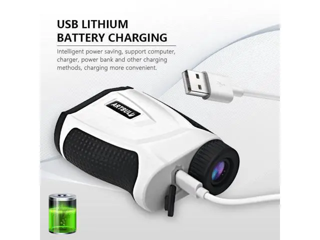 Alt view image 3 of 7 - wusu Golf rangefinder with charging function, magnetic speed measurement, distance measurement, laser measurement, telescope, 600 meters long.