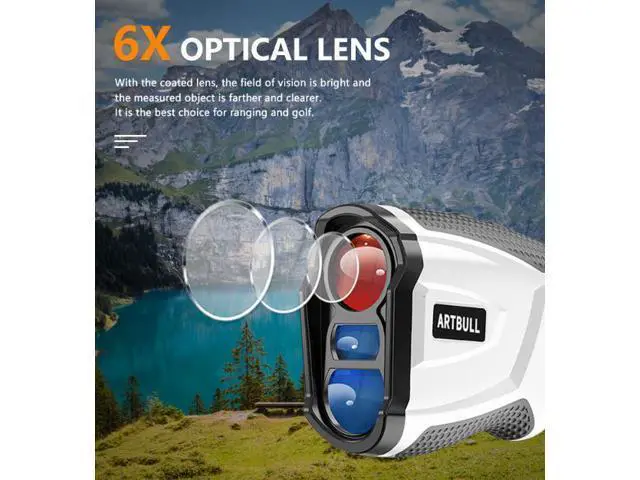 Alt view image 5 of 7 - wusu Golf rangefinder with charging function, magnetic speed measurement, distance measurement, laser measurement, telescope, 600 meters long.