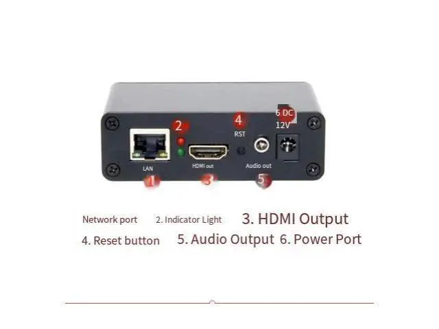 Alt view image 3 of 3 - wusu JM1000 Network Stream Decoder for Pocket3 RTMP/RTSP Video Surveillance Camera to Convert to HDMI