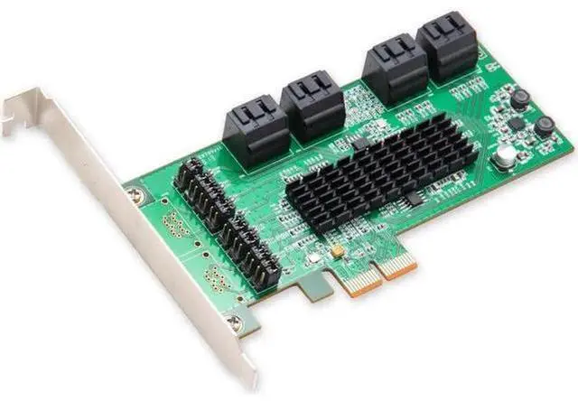 Main image of IO CREST SI-PEX40071 SATA III 8 Port Controller Card PCE-e 2.0 x2 with Low Profile Bracket