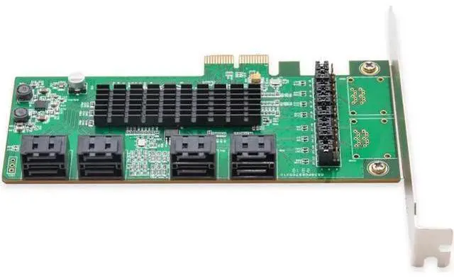 Alt view image 5 of 7 - IO CREST SI-PEX40071 SATA III 8 Port Controller Card PCE-e 2.0 x2 with Low Profile Bracket