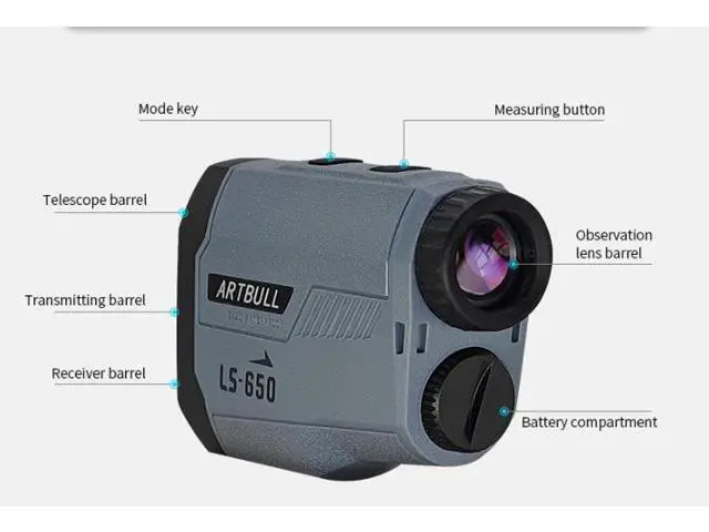 Alt view image 7 of 7 - Golf Distance Measuring Instrument Telescope - Hunting Outdoor Distance Measurement, Height Measurement, Angle Measurement, 1000m Range