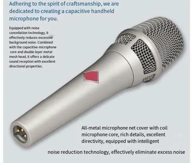 Alt view image 5 of 6 - 5V with 3.5mm connection cable, diaphragm microphone, mobile phone, computer, sound card, headset, karaoke, recording studio microphone, capacitor high-quality sound quality
