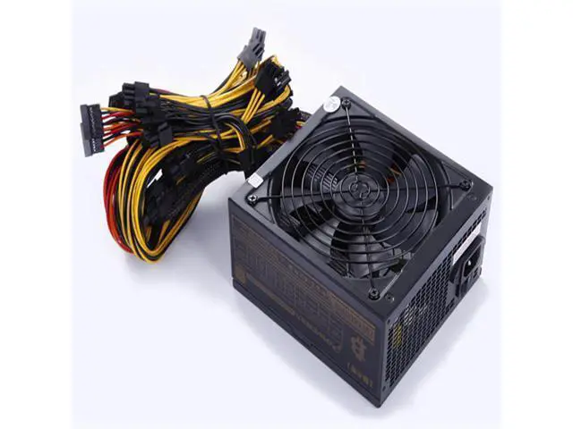 Alt view image 3 of 5 - wusu Computer case power supply 220V high-power 1600W desktop computer fan graphics card power supply wholesale cooling