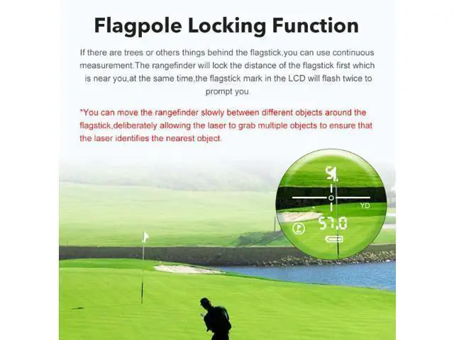 Alt view image 6 of 7 - Laser rangefinder outdoor golf rangefinder hunting 650m multi-functional 5 modes