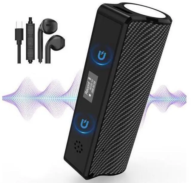 Main image of Strong magnetic recording device for conference teaching. AI intelligent high-definition noise reduction. Long standby time. Recording pen. Black -with screen print-32GB