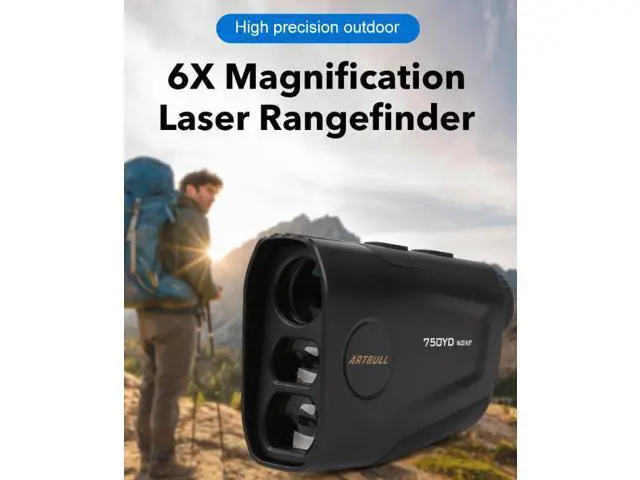 Alt view image 5 of 6 - Golf telescope rangefinder USB rechargeable flag lock vibration 750 yards distance measurement height measurement