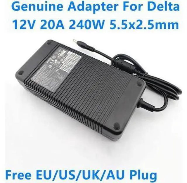 Main image of Delta Charger 240W 12V 20A 5.5x2.5mm AC Adapter For EADP-220AB B 341-0222-01 Laptop Power Supply Charger Fit 12V 18A