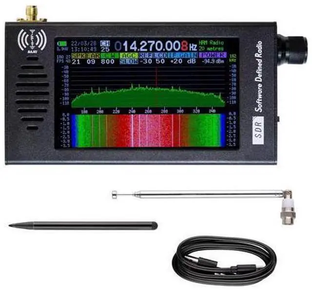 Main image of SDR radio DSP digital demodulation shortwave FM MW SSB CW HAM radio receiver