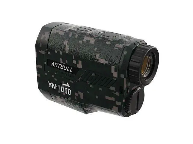 Alt view image 3 of 6 - YN-1000 camouflage laser rangefinder with telescopic sight for hunting and outdoor height measurement, angle measurement and distance measurement up to 1000 meters.