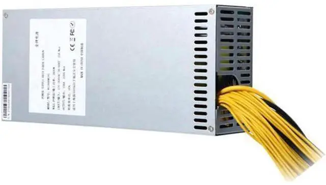 Alt view image 4 of 6 - 2000w 10x6PIN 2U 180~240v GPU PSU Mining Power Supply Server for Ethereum BTC Mining Machine