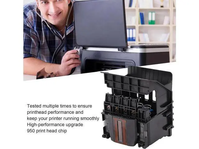 Alt view image 4 of 7 - Replacement Print Head for Officejet Pro 8100 8600 8610 8620 8650 251DW 251 276DW, ABS Color Printhead Replacement, Printhead Nozzle Printer Print Head Replacement Parts