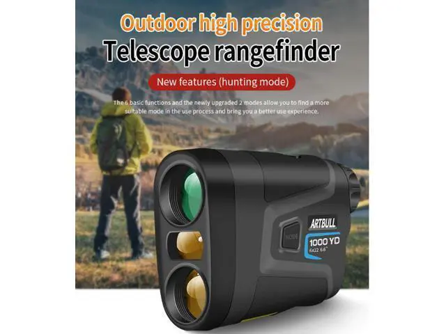 Alt view image 6 of 7 - wusu Golf rangefinder telescope with a range of 1000 meters for height measurement, distance measurement, speed measurement, hunting and laser ranging.