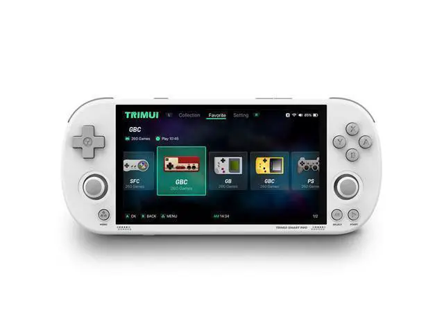 Alt view image 2 of 5 - New TRIMUI Smart Pro open-source handheld game console arcade with high-definition 4.96-inch screen